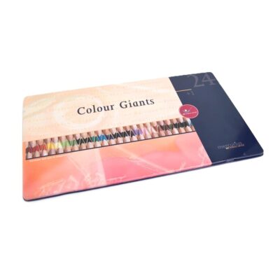 מארז 24 עפרונות צבעוניים משולשים - colour giants