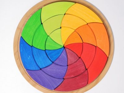 משחק הרכבה מעגל צבעוני