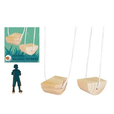סוליות עץ להליכה - משחק שיווי משקל
