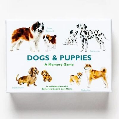 אריזת המשחק DOGS & PUPPIES. A MEMORY GAME