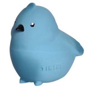 בובת גומי בצורת ציפור כחולה