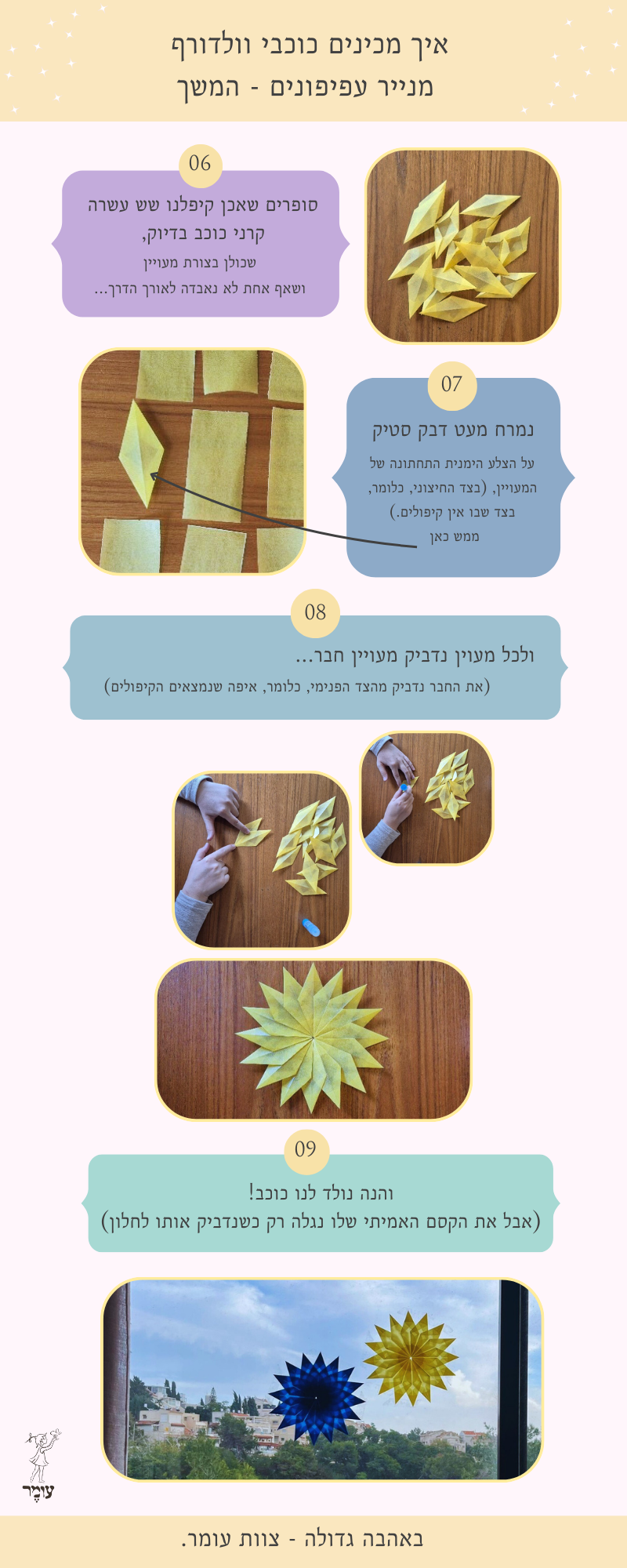 מדריך להכנת כוכבים2