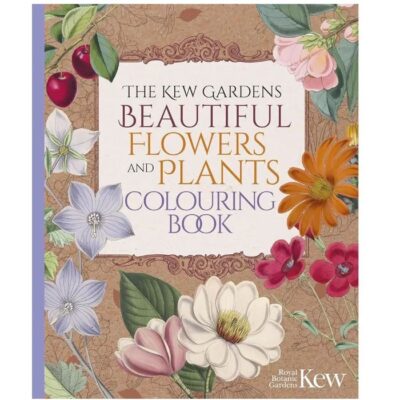 כריכת החוברת Kew Gardens Beautiful Flowers and Plants Colouring Book