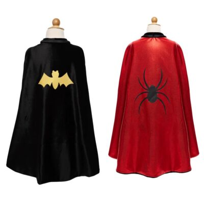 גלימה דו צדדית - איש עכביש/עטלף - 5-6