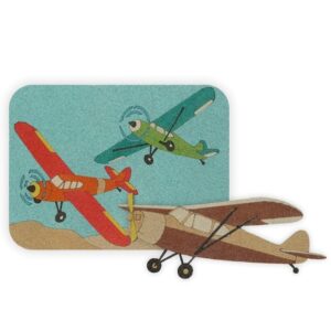 תמונת חול צבעוני של מטוסים