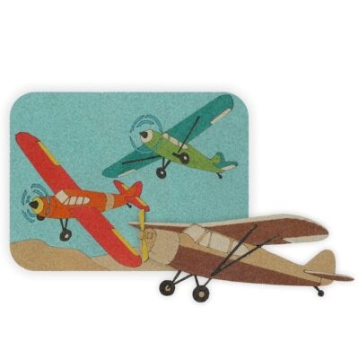 תמונת חול צבעוני של מטוסים