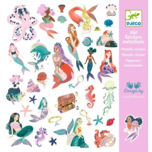 160 metallic stickers